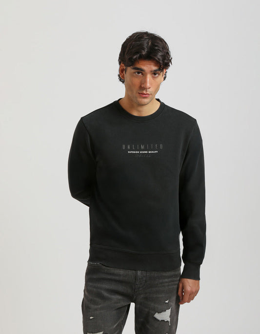 Felpa girocollo 100% cotone