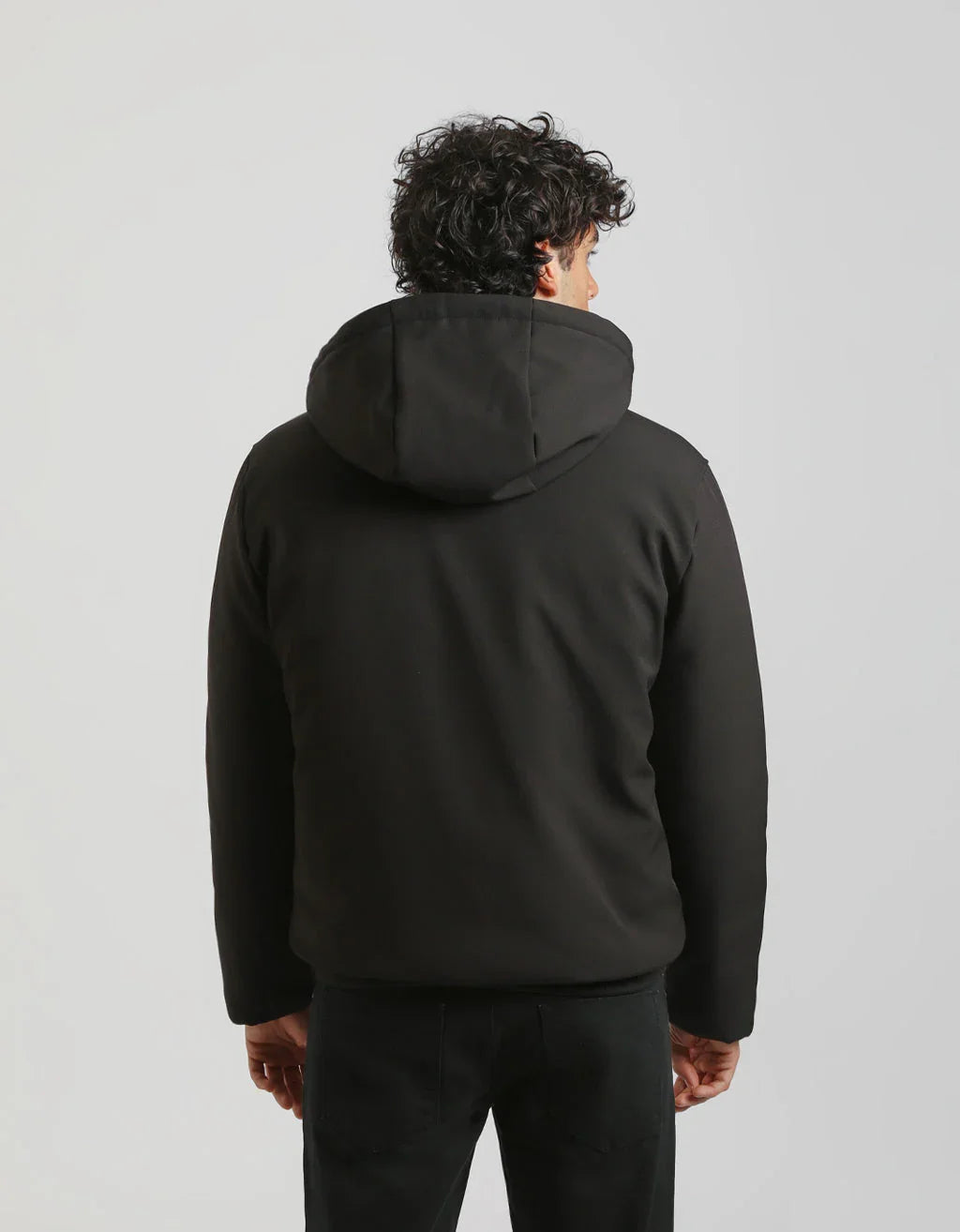 Bomber imbottito con cappuccio