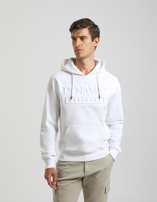 Felpa con cappuccio con stampa