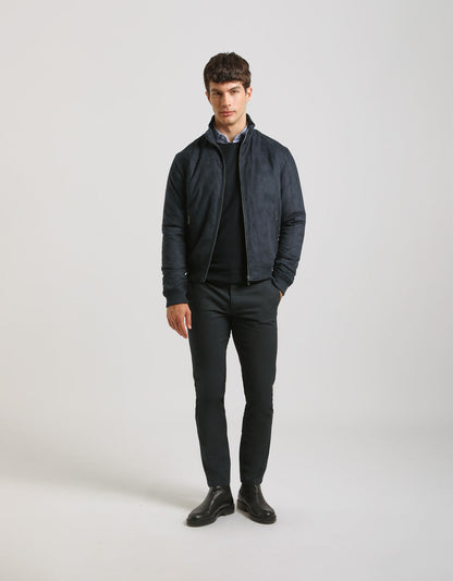 Bomber effetto camoscio