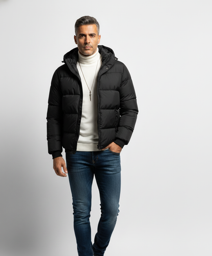 Giacca Casual Con Cappuccio