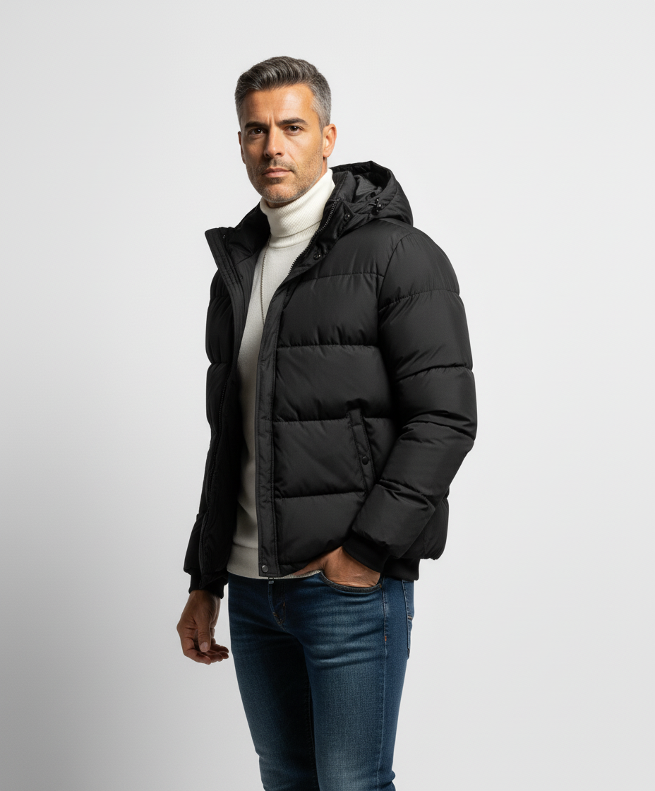 Giacca Casual Con Cappuccio