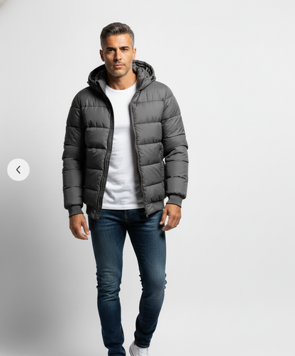 Giacca Casual Con Cappuccio