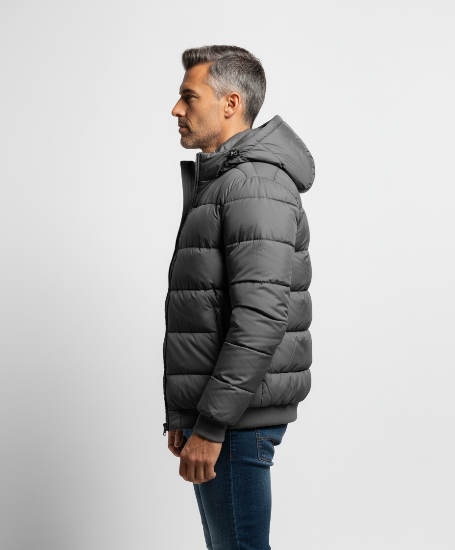 Giacca Casual Con Cappuccio