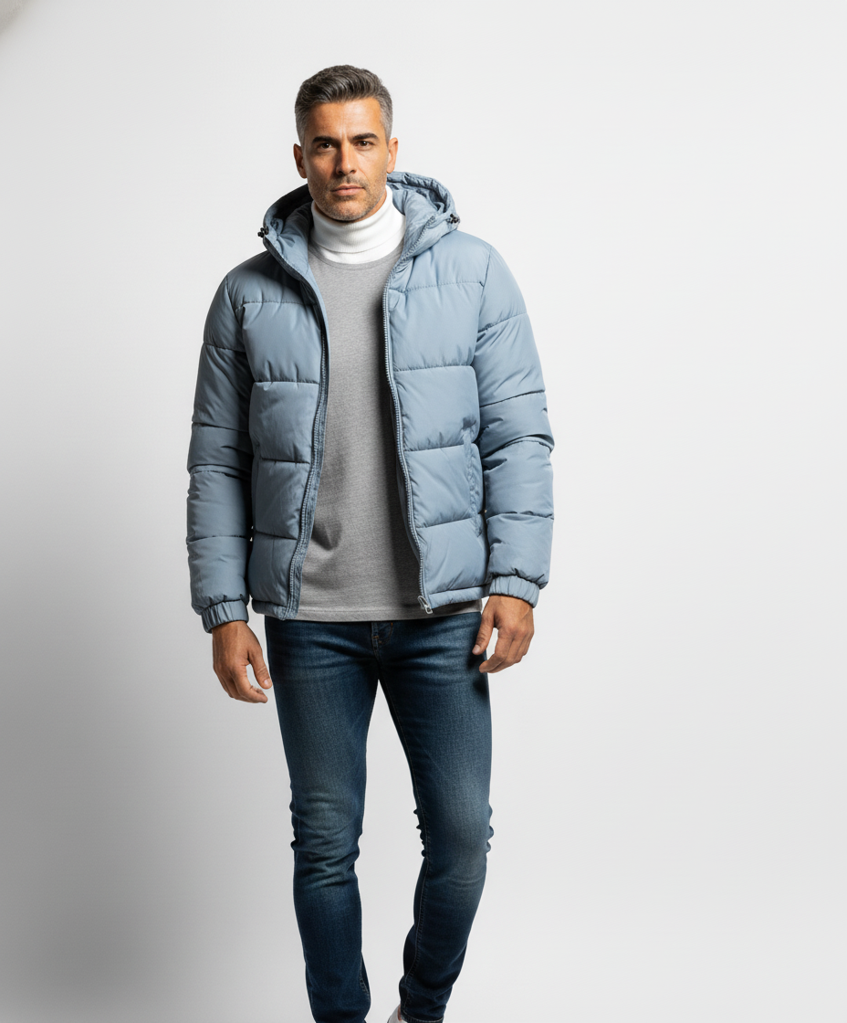 Giacca Casual Con Cappuccio