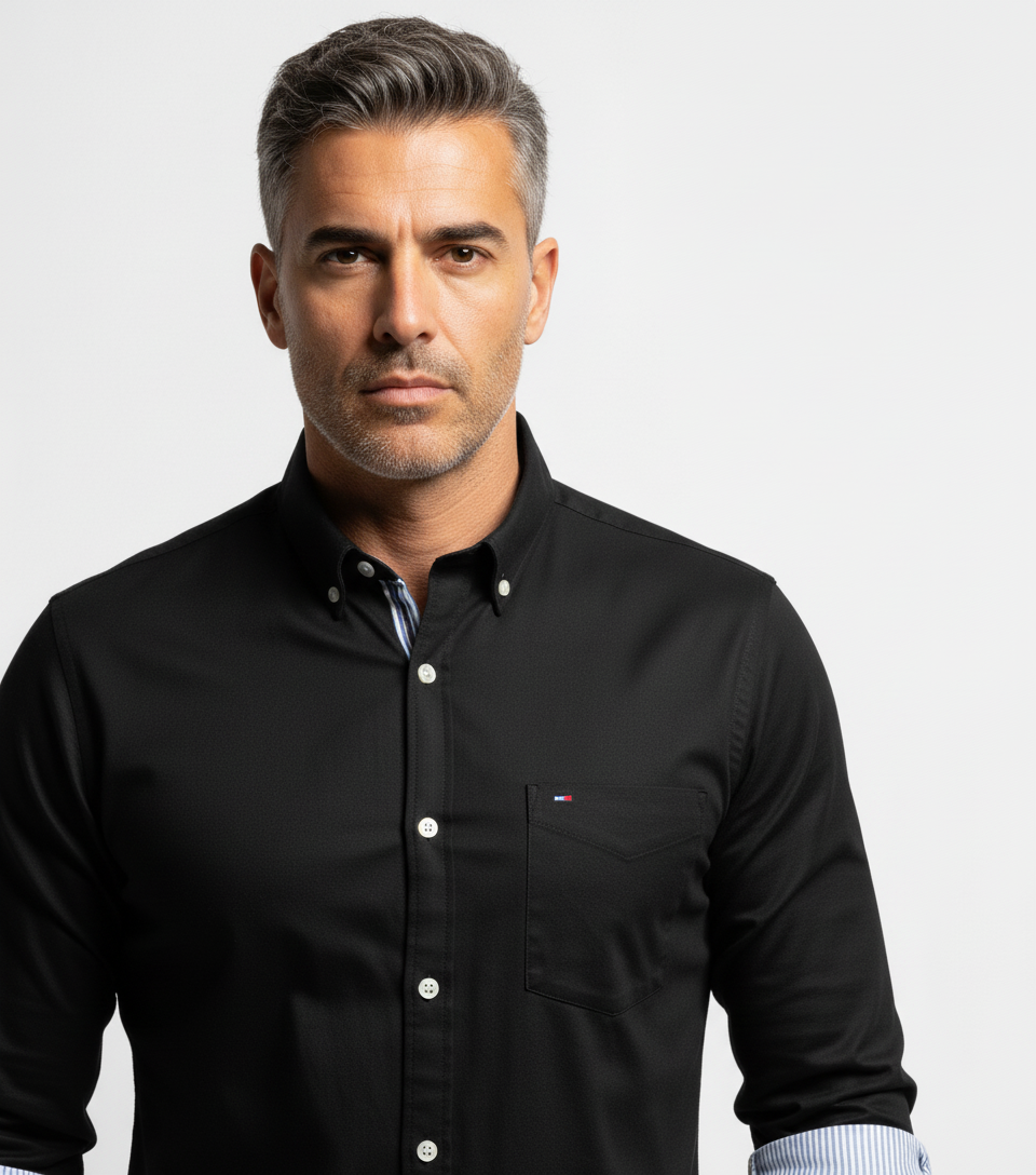 Camicia Oxford Versatile a Manica Lunga