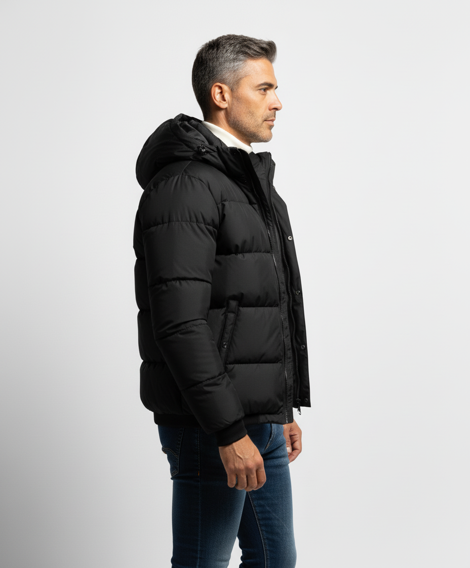 Giacca Casual Con Cappuccio