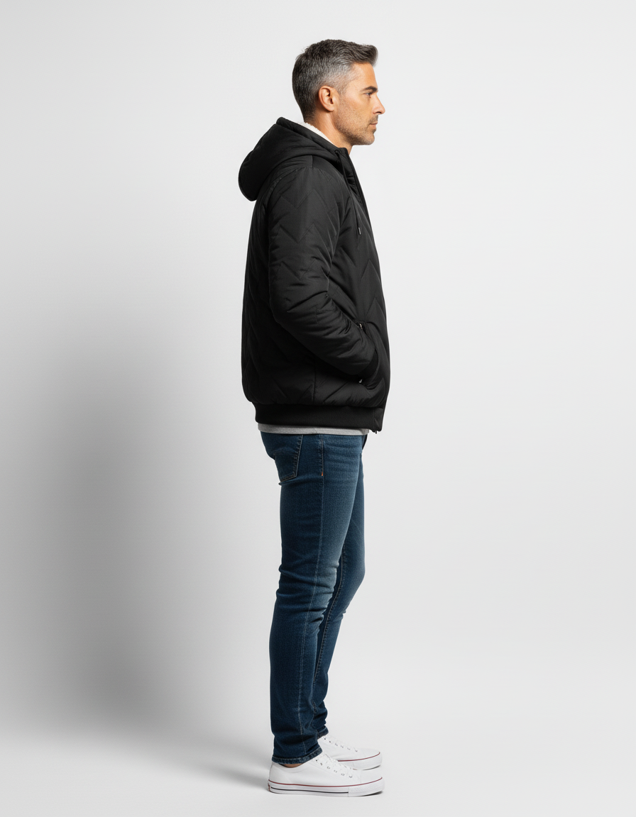 Giacca In Pile Con Fodera In Velluto Di Agnello