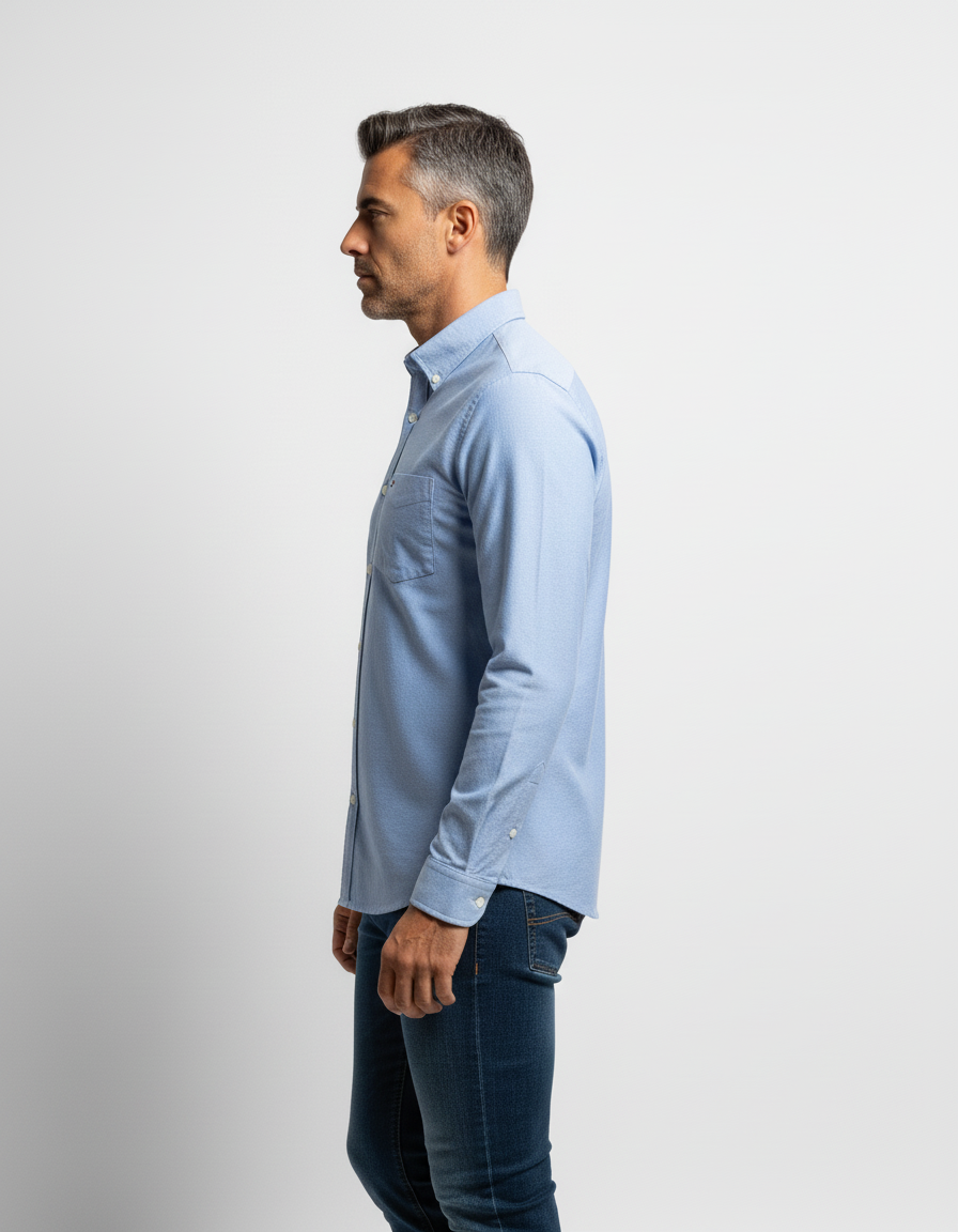 Camicia Oxford Versatile a Manica Lunga