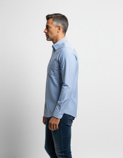 Camicia Oxford Versatile a Manica Lunga