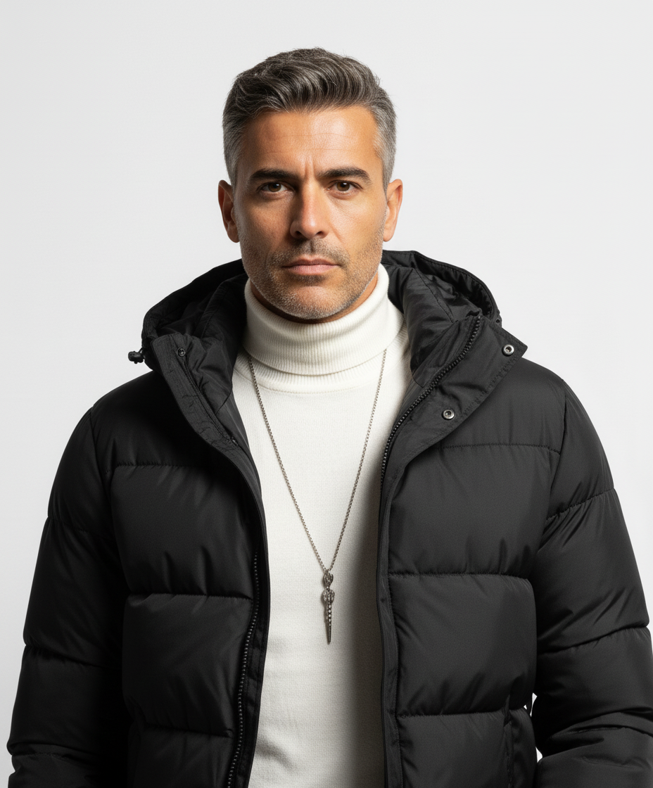 Giacca Casual Con Cappuccio