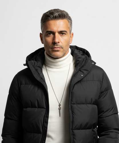 Giacca Casual Con Cappuccio