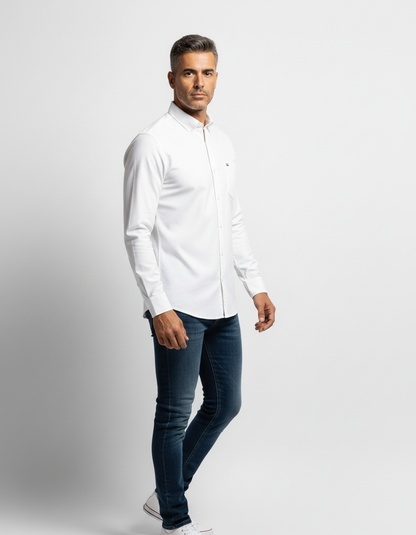 Camicia Oxford Versatile a Manica Lunga