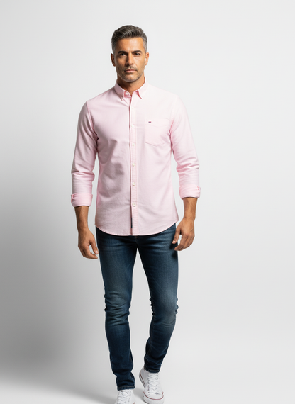 Camicia Oxford Versatile a Manica Lunga
