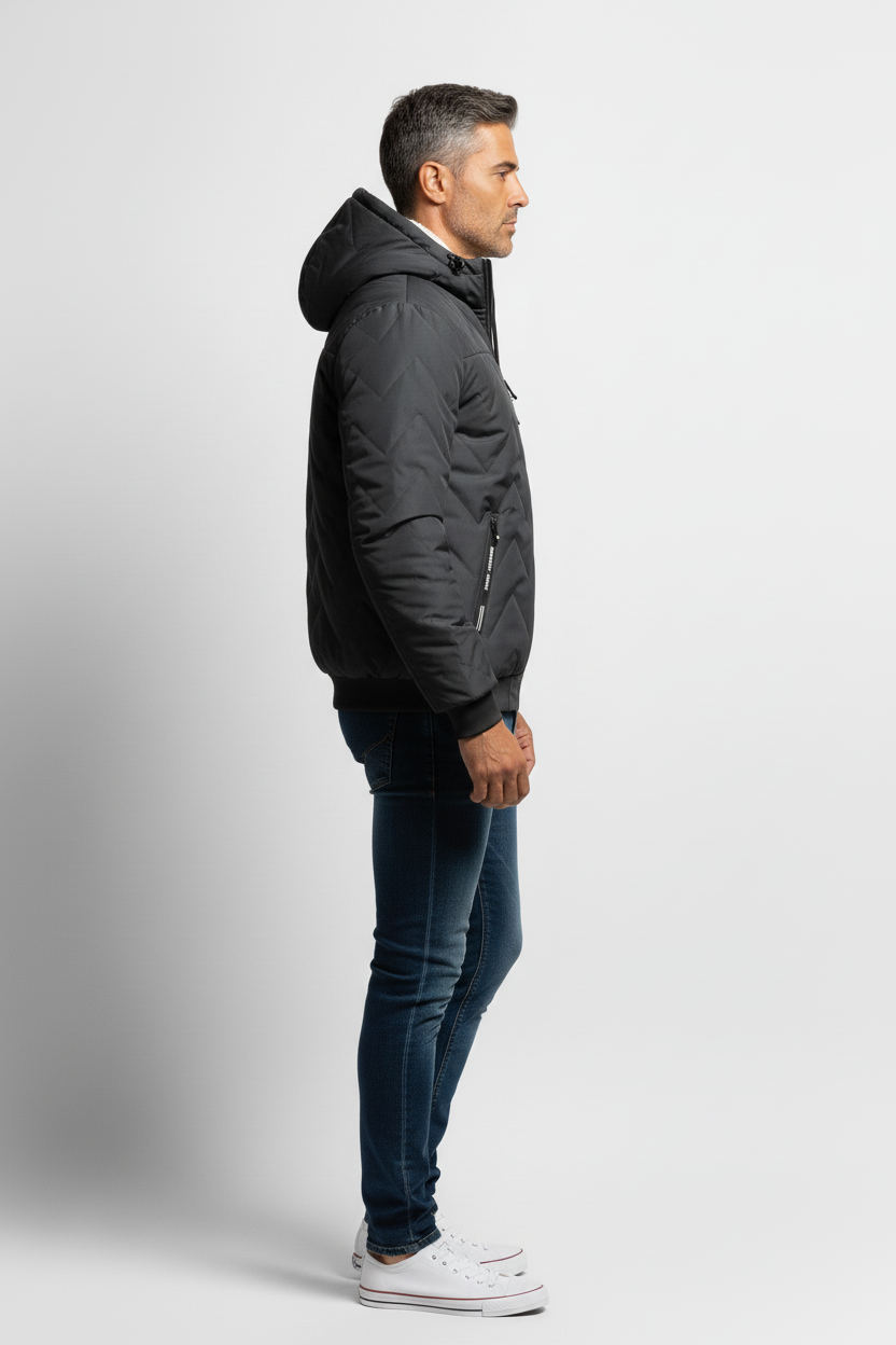 Giacca In Pile Con Fodera In Velluto Di Agnello